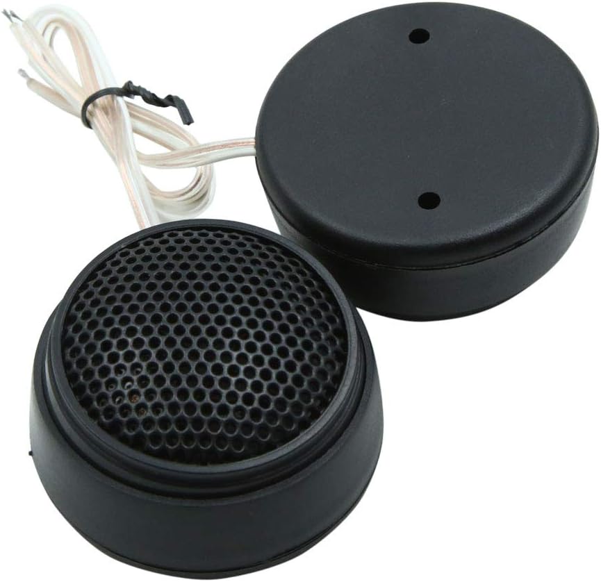 sourcing map DC 12V 100W 98dB Black Universal Car Audio Tweeter Loud Speaker, 19 x 14 x 4 cm - Image 4