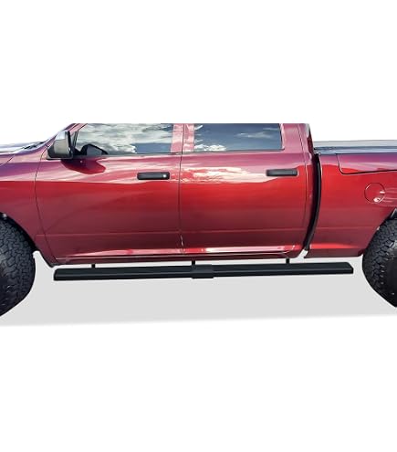 Westin HDX Stainless Drop Wheel-to-Wheel Nerf Bars For 2009-2018 Ram 1500/2500/3500 Crew Cab, Textured Black