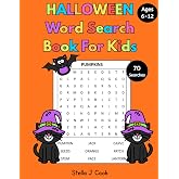Halloween Word Search Workbook for Kids: Spooky Halloween Puzzles with Ghosts, Vampires, Costumes, Candy & More | Fun, Screen
