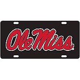Decorvo College License Plate Acrylic Tag - Car Truck Accessory (Mississippi)