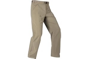 FREE SOLDIER Men's Outdoor Cargo Hiking Pants with Belt Lightweight Waterproof Quick Dry Tactical Pants Nylon Spandex
