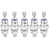 5 Pair 25HFR120/25HF120 Rectifier Diode, Iron Base Forward Reverse Polarity Rectifier for Battery Charging and Converter, 25A 1200V