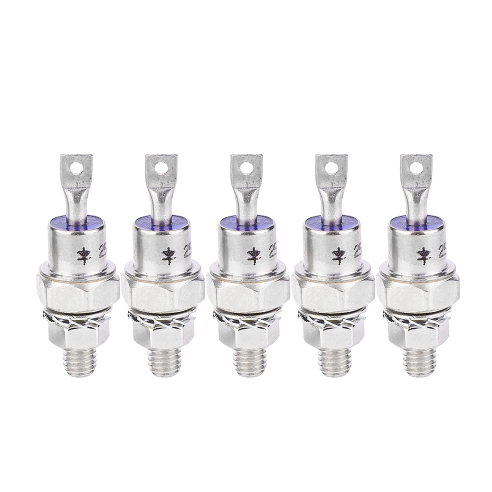 5 Pair 25A 1200V Rectifier Diode for Battery Charging and Power Converter, Forward Reverse Polarity Iron Base Diode Rectifier, 25HFR120 HF120 Equivalent