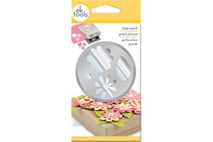 EK SUCCESS EK tools Flowers and Leaves Punch, Large, New Package