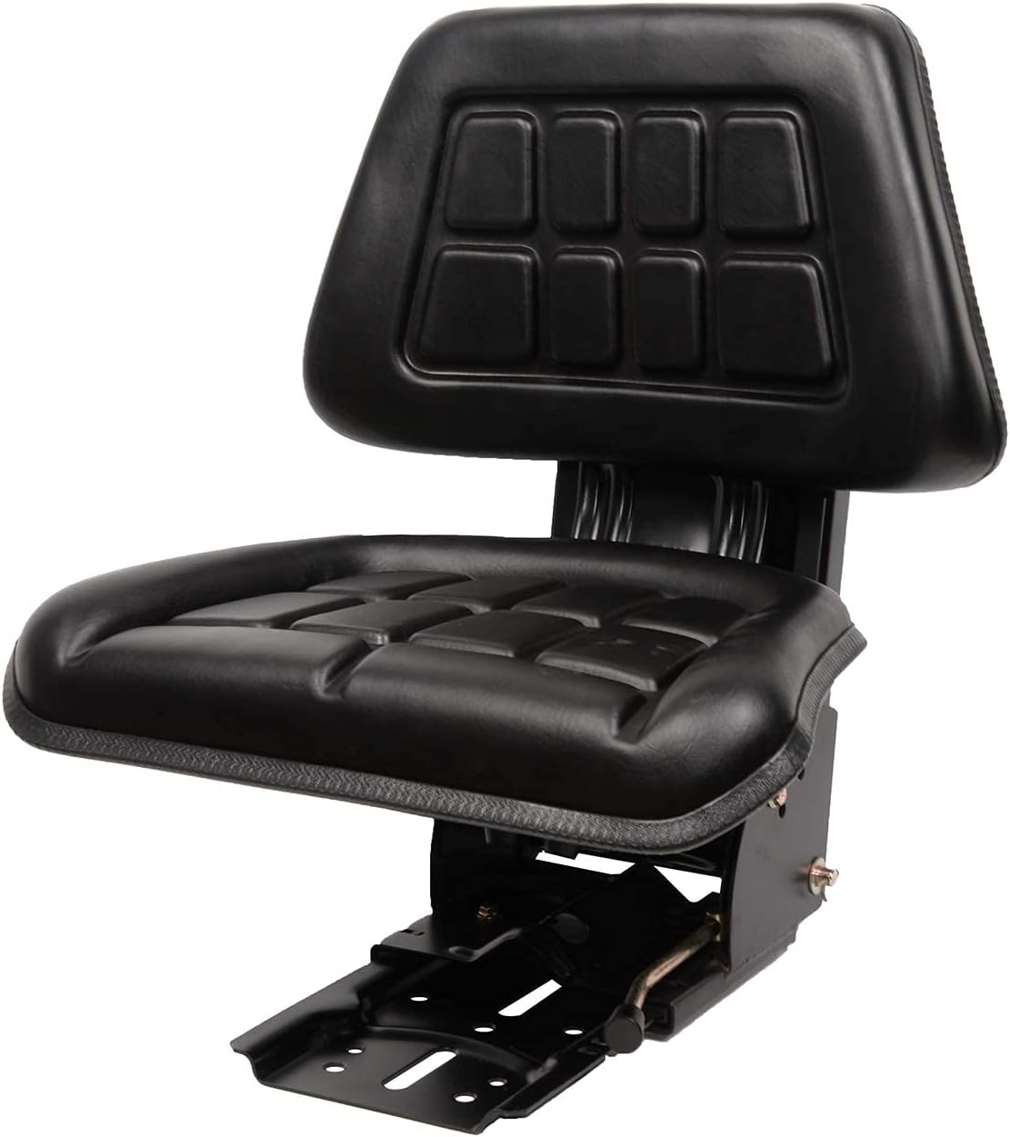 Universal Tractor Suspension Seat Sliding Rails Adjustable,Waffle Style,Fits for John Deere,Ford/New Holland,Massey Ferguson,Kubota (Black): Kitchen & Dining