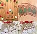 ilauke 200pcs Kraft Paper Gift Tags 9X4cm with 65 Yards Natural Jute Twine Hang Tags for Arts and Crafts Party Wedding Christmas Thanksgiving