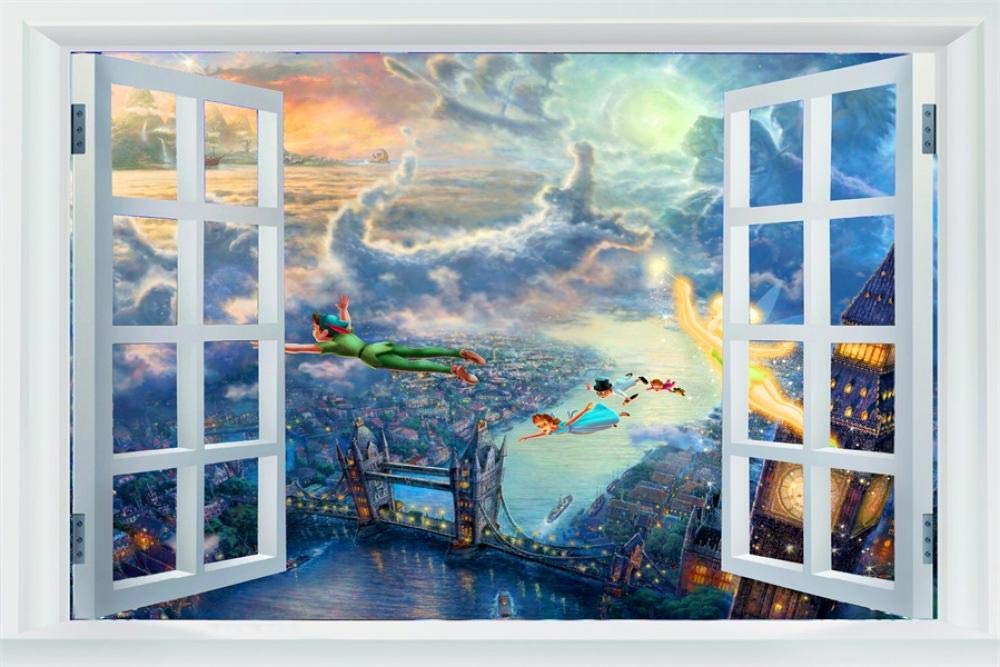 Amazon Com Custom Canvas Art Tinkerbell Wall Stickers Peter