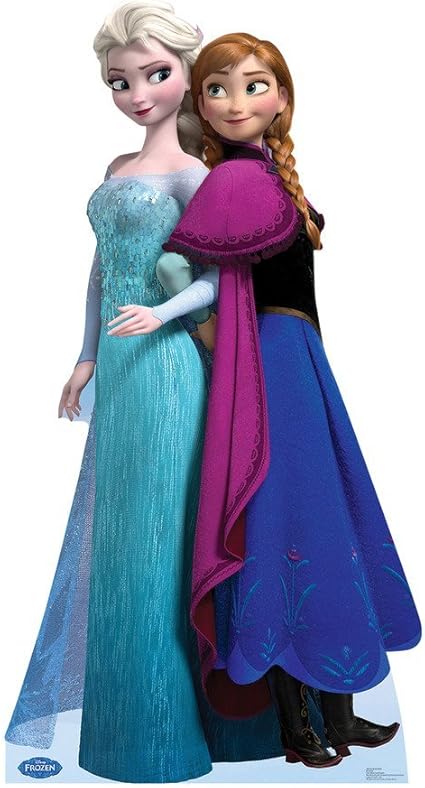 life size anna and elsa