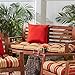Greendale Home Fashions Indoor/Outdoor Bench Cushion, Roma Stripe, 51-Inch