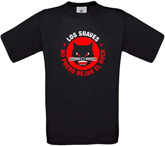 Camiseta LOS Suaves Rock español Algodon Calidad 190grs: Amazon.es ...