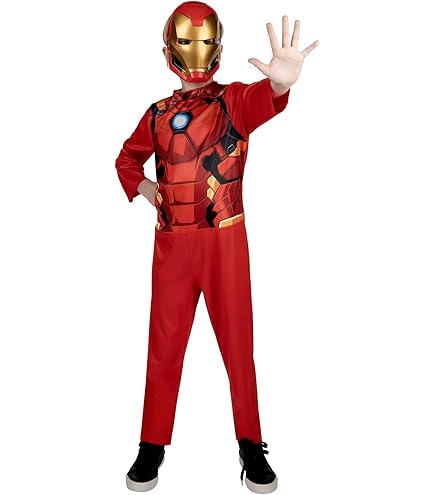 Rubie's Avengers Endgame Iron Man Child Costume - Official Marvel Halloween Dress-Up Suit With Mask