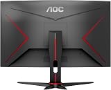 AOC CQ27G2SE BK 27 inch QHD Curved Gaming Monitor 165Hz FreeSync HDR10 view 3