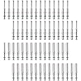 JRready ST6258 DT Connector Solid Contacts Kit Size 16 Terminal KIT 30 PCS Male Pins 0460-215-16141 and 30 PCS Female Sockets 0462-209-16141 for 14-16 awg Wire Size
