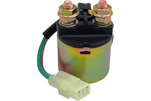 FOXSTAR 35850-HM7-000 Starter Solenoid Relay, Compatible with Honda TRX90 TRX400 TRX450 TRX450ES TRX350 TRX500 TRX650 TRX680 FourTrax Foreman Rancher Rubicon Pioneer 700 Replace 35850-HN0-671 35850-HN7-003