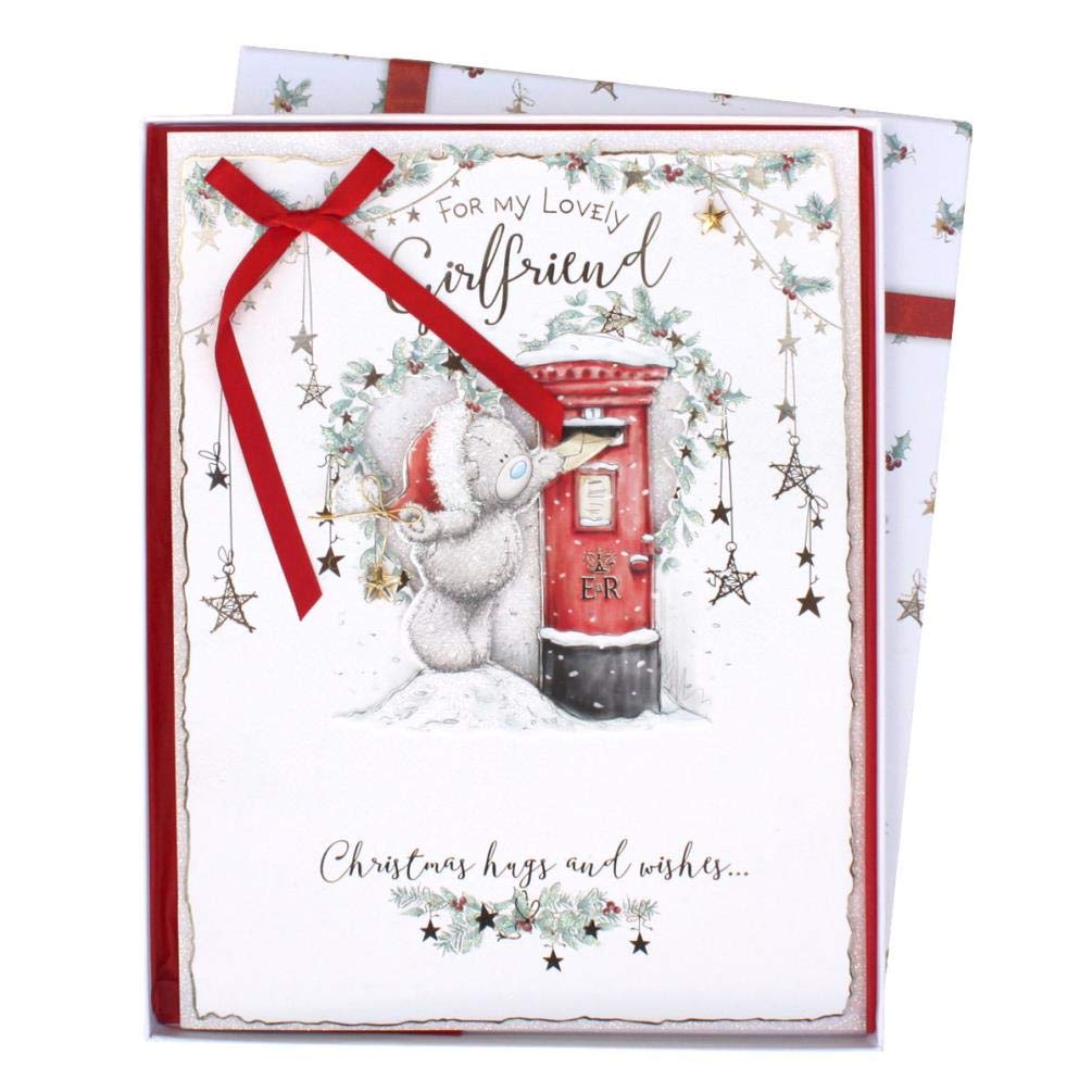 Me To You Bear Lovely Girlfriend Boxed Christmas Card