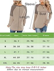 Bingerlily Women's Casual Long Sleeve Tunic Tops