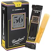 Vandoren CR5035 Bb Clarinet 56 Rue Lepic Reeds Strength 3.5; Box of 10