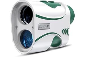 REVASRI Range Finder for Golf and Disc Golf, Measure in Feet Yards, Elevation and Slope Calculation, Pin Lock and Vibration, 1000 Yards Rechargeable Rangefinder