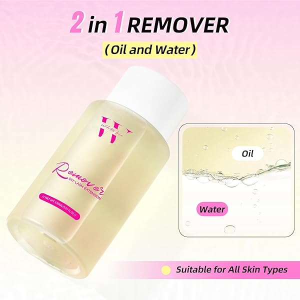 LASH REMOVER CLUSTER LASHES REMOVER LOW-IRRITATING EYELASH EXTENSION REMOVER GENTLE AND MILD LASH SELF ADHESIVE EYELASHES REMOVER GLUE FOR BEGINNER USE AT HOME(150ML)