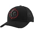 ZHATS NHL Officially Licensed Adjustable Snapback Hat Dakota Element Black
