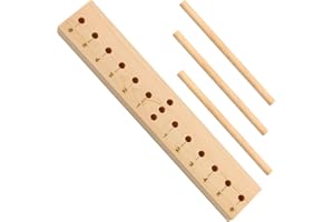 Luter Bow Makers for Crafts,Wooden Bow Maker Tool for Ribbon for Wreaths,Bows, Corsages, Party Decorations