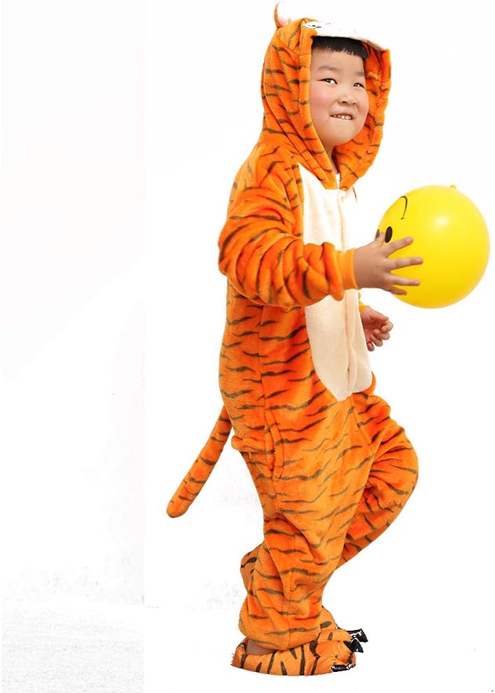 Lovehome Enfant Adolescents Pyjamas Enfants Halloween Costumes Enfants Kigurumi Body Animal Cosplay Tigrou 85cm Hauts De Pyjama Vetements Mkyra Org