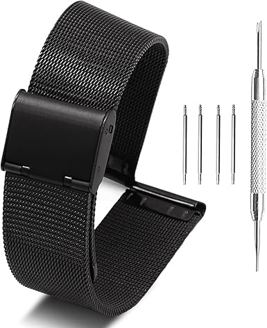 Adallor® Correa Reloj Inteligente 22mm 20mm 24mm 18mm 16mm 14mm 12mm 10mm, Correas para Relojes Inteligentes con Las Herramientas para Su Colocación, ...