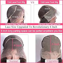 Drosuud Body Wave Lace Front Wigs Human Hair 13x6