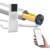 Rollerhouse AM25MEL Smart WiFi Blinds Motor for 1.5''/38mm Tubes - Tuya App Control, Alexa/Google Home, No Hub Needed - Works with Zebra/Roman/Roller Shades - 110-240V AC Plug-in, Ultra Quiet (30dB)
