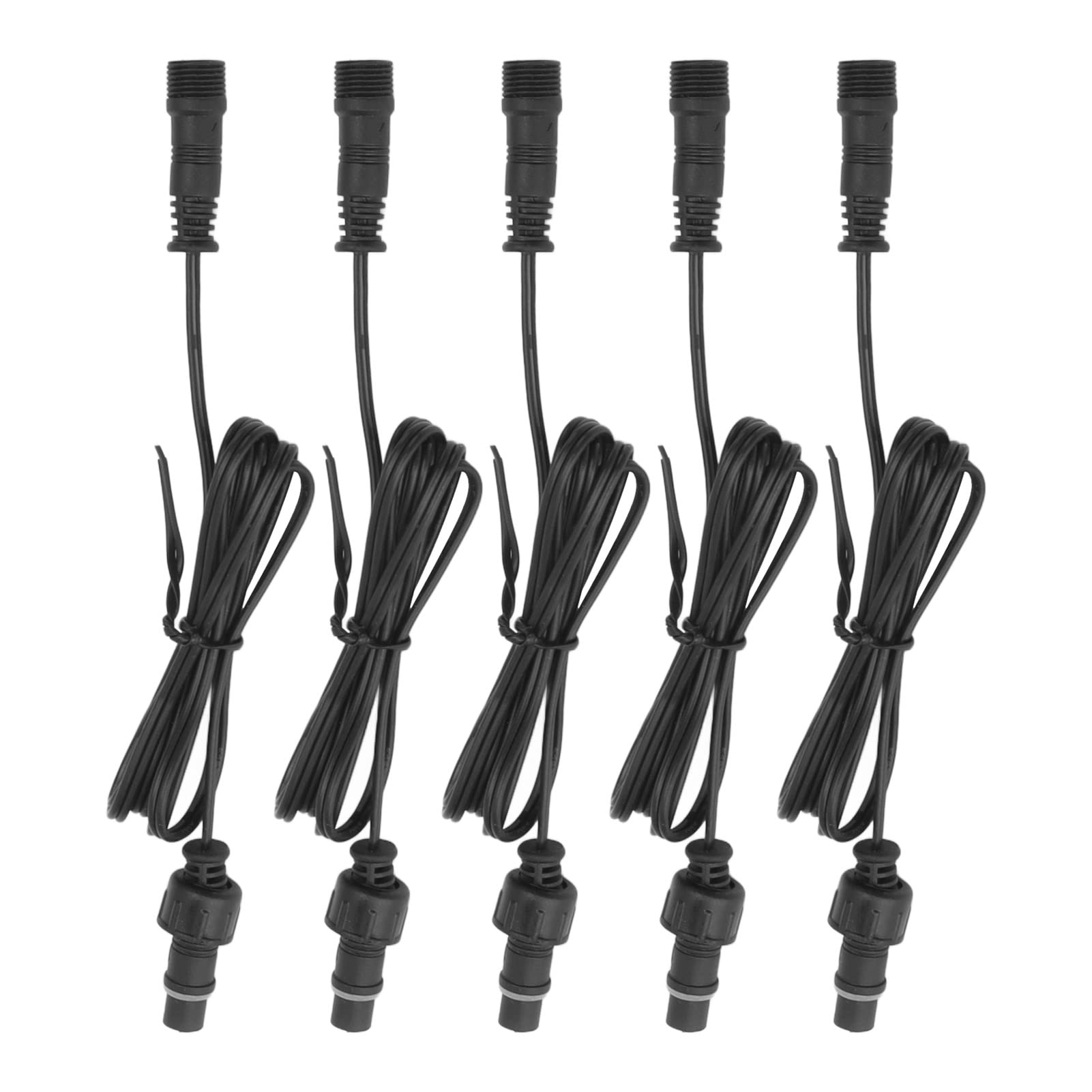 keshow 5 Pcs Garden Extension Cord Ip67 Waterproof with for Deck Light Extension Cable Outdoor Extension Cord