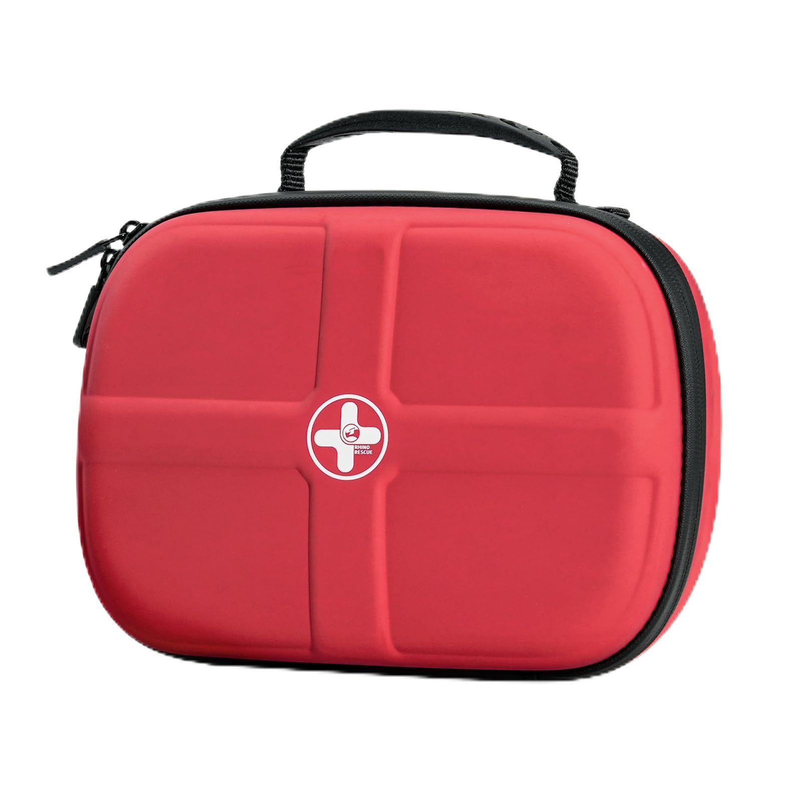 RHINO RESCUE 149 PCS Medium First Aid Kit, Water-Resistant Hard Case, Emergency Medical Supplies Bag for Camping, Hiking, Car, Travel, Home & Office