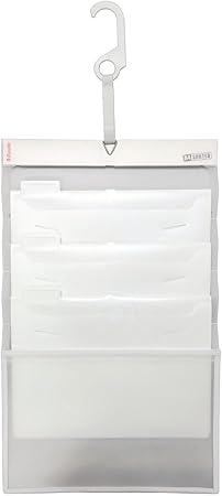 Amazon Esselte エセルテ ソーテッド3段 3wayファイル 3ポケット 見出しラベル付 壁掛けファイル 書類収納 壁掛けポケット 書類整理 吊り下げフック ウォールポケット クレジットカード明細 領収書 請求書 カタログ パンフレット 取扱説明書 病院書類 クーポン お