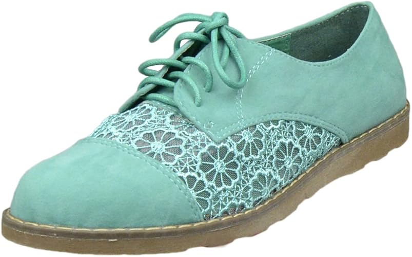 green brogues womens