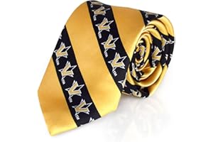 Fan Frenzy Gifts Men's Athletic Tie Officially Licensed University Tie | NCAA Sports Tie | Machine-Washable Necktie