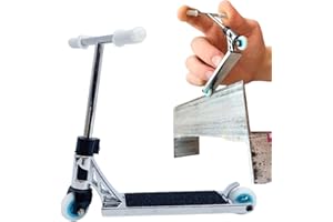 TAILWHIP Finger Scooter Steel Alloy Stunt Scooter Fingerboard tech Scoot (Chrome)
