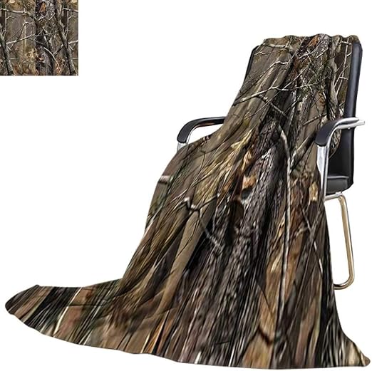 Amazon Com Soft Cozy Throw Blanket Realtree Camo Fuzzy Warm Couch