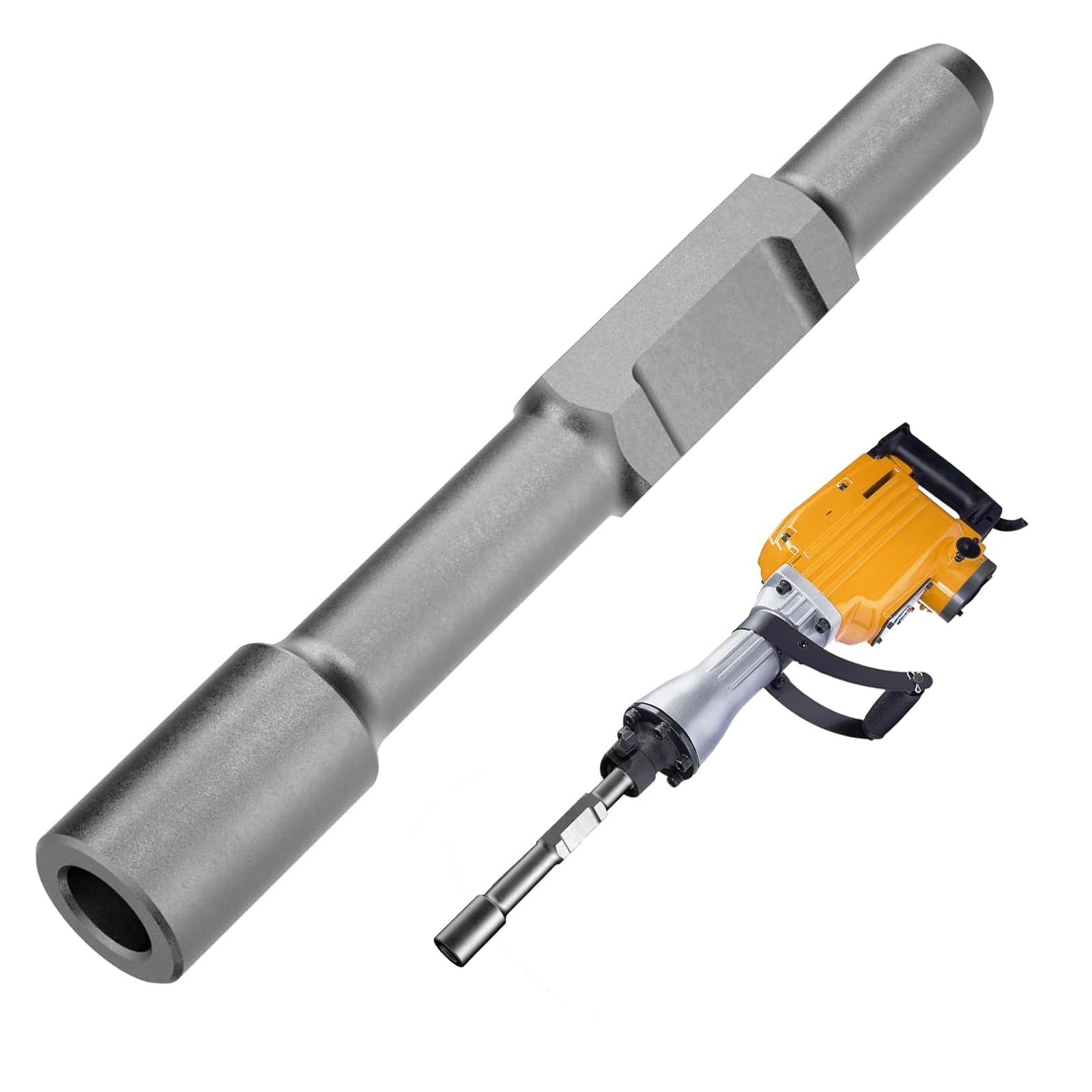 Photo 1 of Ground Rod Driver for Hex Shank, Rotary Hammer Drill for Grounding Rod, Jack Hammer Bits Compatible with SDS-Hex Demolition, 1-3/16" Hex Shank