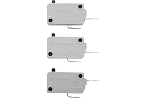 TUAIC KW3A Microwave Oven Door Switch 16A 125V/250V Door Interloc (2 Normally Open and 1 Normally Close)