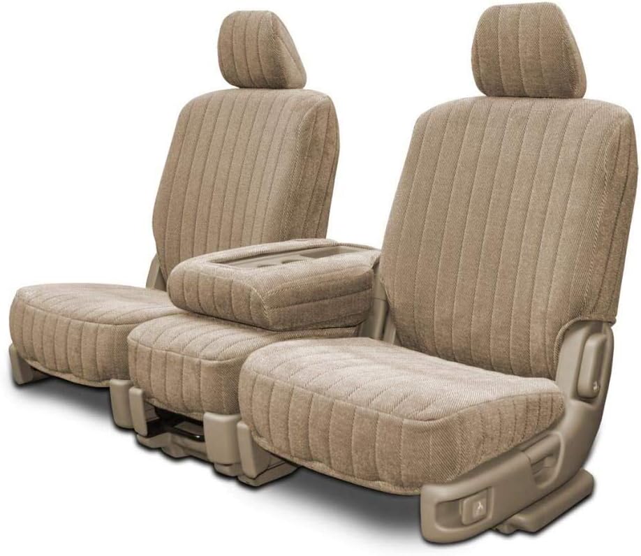 Custom Seat Covers for Volkswagen Golf Front Low Back Seats - Taupe Madrid