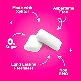 PUR Gum Sugar Free Pomegranate Mint 55 Pieces Pack of 3 Vegan Gluten Free view 4