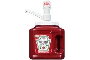 BARK AND LINDY Heinz Kosher Tomato Ketchup 114 Ounce Jug Bundle with 1 oz Condiment Pump Kit
