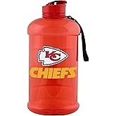FOCO NFL Team Logo 2L Plastic Clear Large Sports Water Bottle