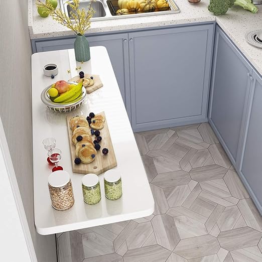 JHSHENGSHI Klappbarer Drop-Leaf-Tisch an der Wand, Küchen-Esstisch