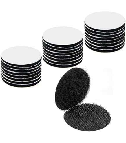 Vkey Colorido Cierre Autoadhesivo De Gancho Y Bucle, Monedas Con Parte Trasera Adhesiva Circulos Resistentes Mejor Para El Hogar Oficina Aula Y