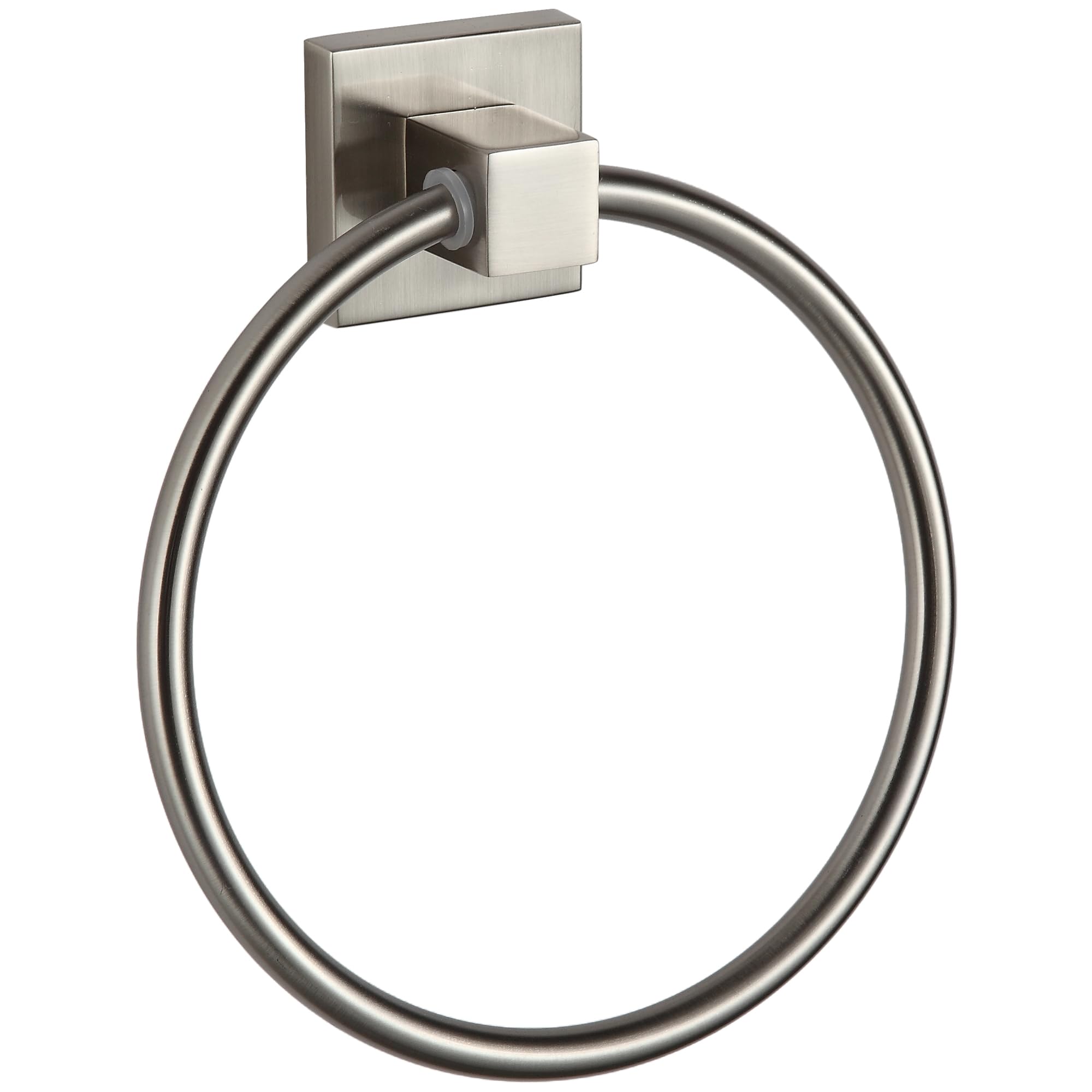 BGL Towel Ring Minimalist Wall-Mounted, Brush Nickel Finish, for Bathroom Decoration