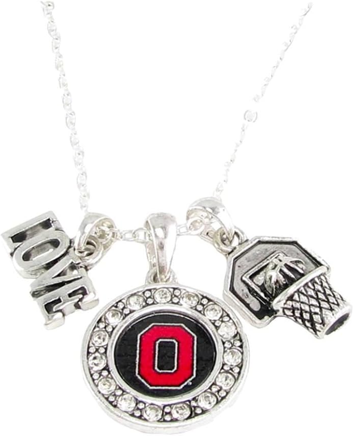 Ohio State Buckeyes Multi Charm Love