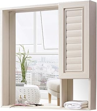 Flashing Raum Aluminiumprofil Badezimmer Spiegel Kabinett Spiegel Kasten Wand Angebrachtes Toiletten Speicher Kabinett Farbe Cremeweiss Amazon De Kuche Haushalt