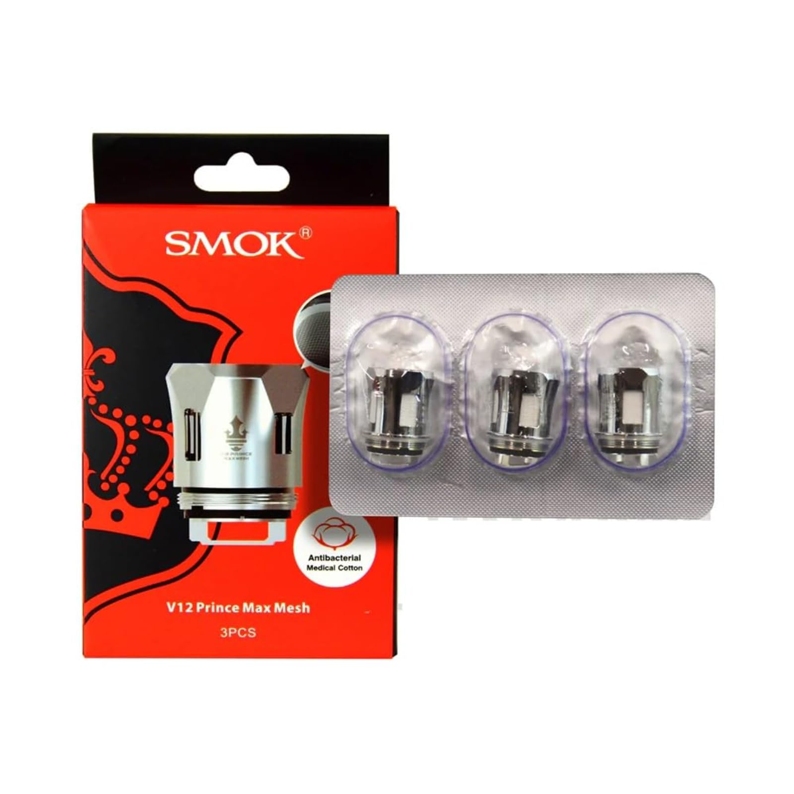 Smok TFV12 Prince Coils (P-Tank) - Max Mesh - No Nicotine
