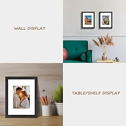 Golden State Art, Set of 4, 9x12 Picture Frame