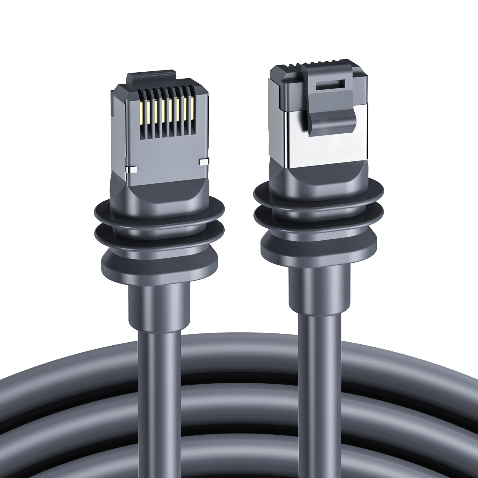 EDUP Starlink Cable for Starlink Gen 3 / Mini, Waterproof Replacement Cable, Ethernet Cable Extension（10M / 30FT- Gray) (10M)